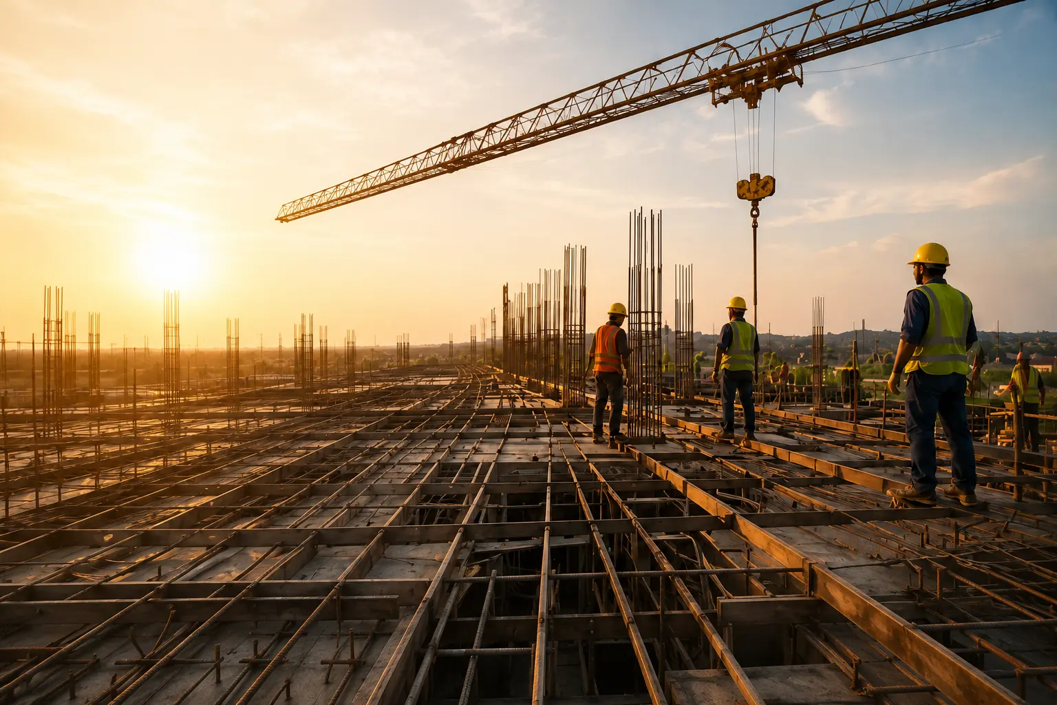 Building construction project